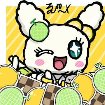 LEMON MELON COOKIEのラブリっち描きました🍋🍈🍪