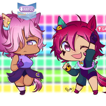 Berry and Chester as Umamusume!