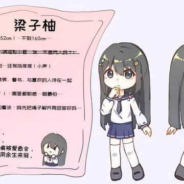 《柚子》人设图