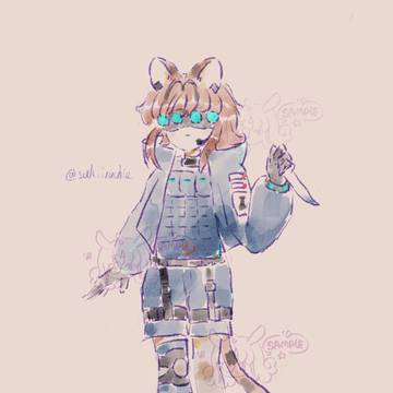 I drew my #arknights #oc