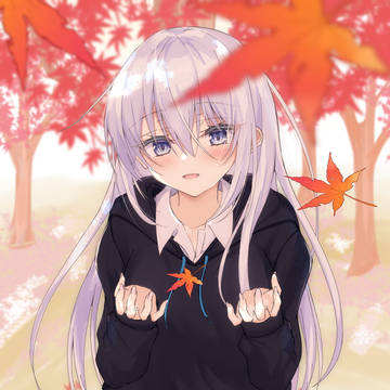 紅に色付く