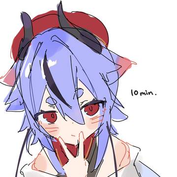 鳴花ミコトさん落書き