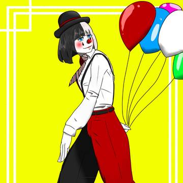 ピエロ立ち絵