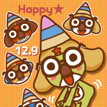 誕生日には鼻眼鏡☆