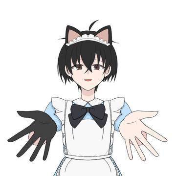 猫耳メイド...かな？