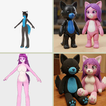 XeratDragons and Lydia My Vroid
