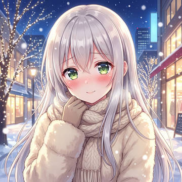 冬の恋人のミルキーちゃん