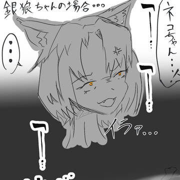 銀狼ちゃんをネコちゃんと呼んでみたら…rkgk