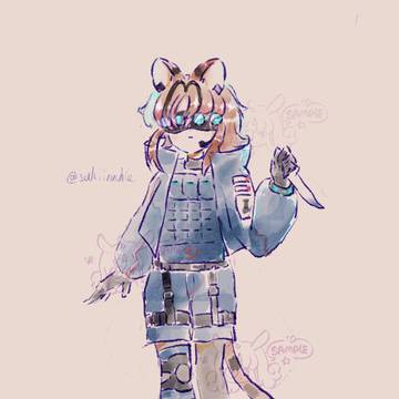 I finished my #arknights #oc <3