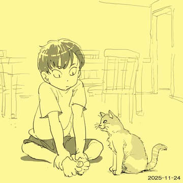 猫と少年