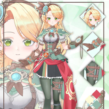 Timeless Observer VTuber art