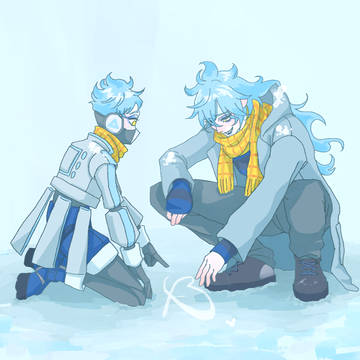 雪遊び