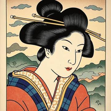 AI浮世絵：時代を超える表情