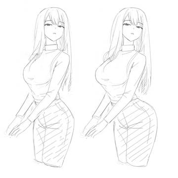 絵を全体的に認識しながら描く方法