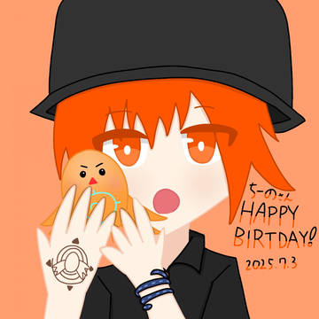 ちーのさんの誕生日イラスト