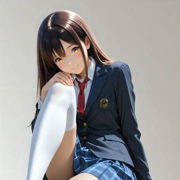 プレーンな女の子(ブレザー)