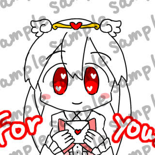 オリキャラのスタンプ作ったよ