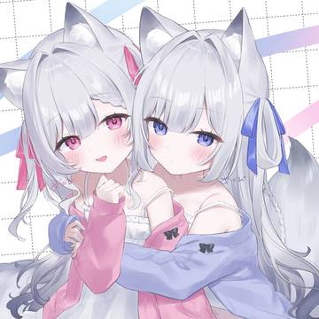 双子のきつねちゃん!いい双子の日!