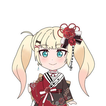 お嬢様 V singer 柊エルちゃん🥀🍽️（デフォルメ）