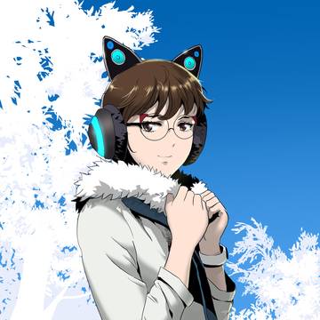 Asuka and snow