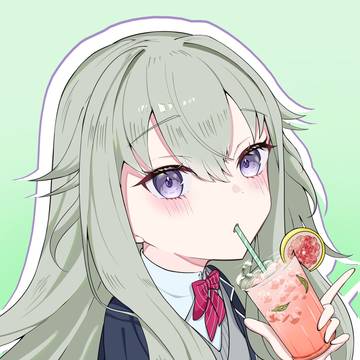 寧々ちゃんとグレープフルーツジュース
