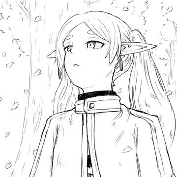 仰视的芙莉莲/Frieren from a Low Angle