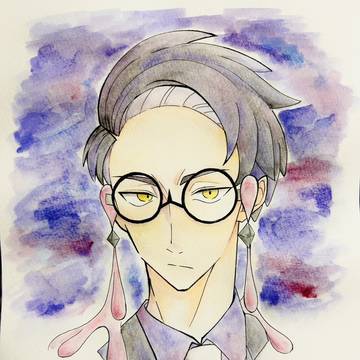 友の描いたカラスバさん