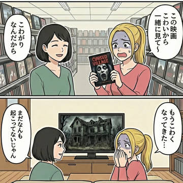 AI4コマ「本当に怖いのは」