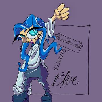 my octo Blue