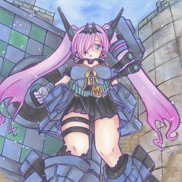 【commission】巨大ラスカーちゃん