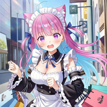 湊あくあさんと一緒