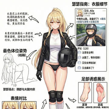 摩托妹妹车祸