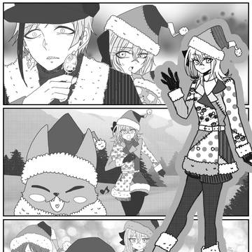 クリスマスイベ描きたいとこだけ