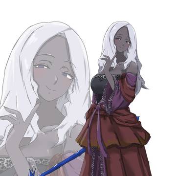 隠者・練習落書き
