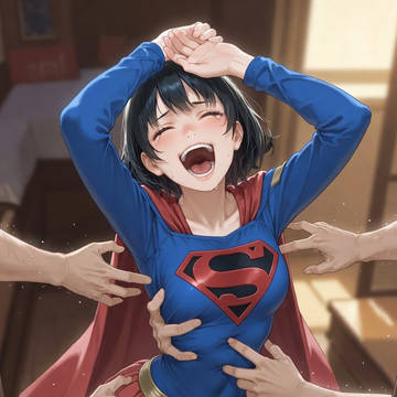 【くすぐり地獄】スーパーガールコスプレJK