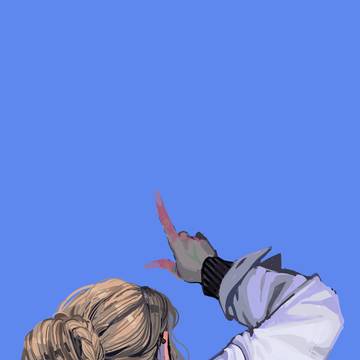 後ろ姿