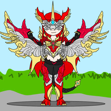 メテオカイジュウ ヴァルジェネス(怪獣擬人化)