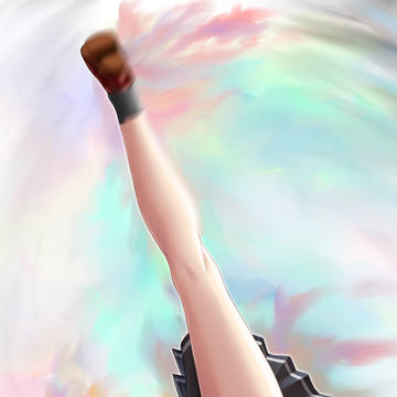 格闘少女~胴回し回転蹴り