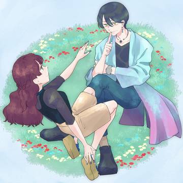 【明笑】野分の起こり【交流】