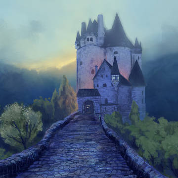 Mist Over The Castle Bridge
