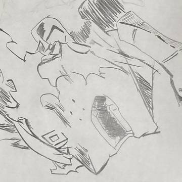 ヒロアカ緑谷描いてみた