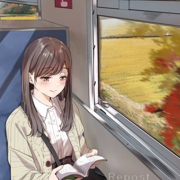 秋の車窓より