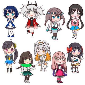 駅メモ！でんこデフォルメまとめ