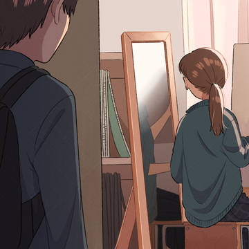 彼女の目に見えるのは