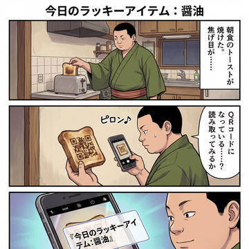 今日のラッキーアイテム「醤油」