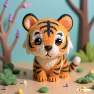 AIフェルトドール：ちいさな動物たち