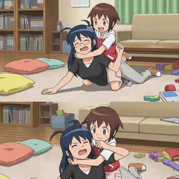 灯君に襲われる日向秋(ケロロ軍曹)