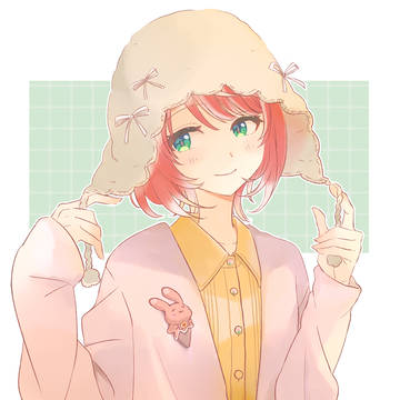 もこもこぼうし