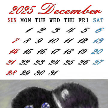 12月のカレンダー
