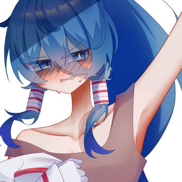 ハァハァ...瑞霊ちゃん脇見せて...